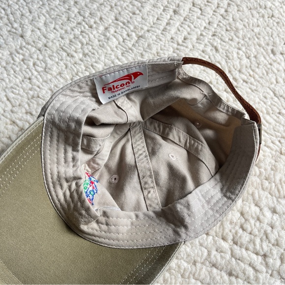 Vintage Baseball Cap with Leather Strap and Cayman Islands embroidered on front - Picture 6 of 8